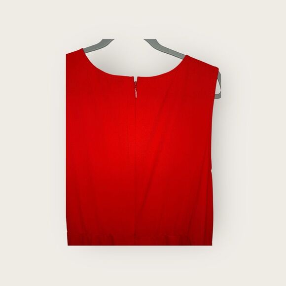 Eloquii Palazzo Pant Jumpsuit Red Size 24 - Picture 5 of 7